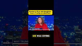 Katie Porter’s 12 Yr Old Daughter Fears Trump’s Abortion Policy katieporter democrat donaldtrump [upl. by Tdnerb]