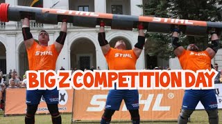 Worlds Strongest Man Big Z competition day Lithuania vs Latvia Behind The Scene [upl. by Aicina]