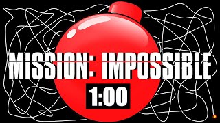 1 Minute Timer Bomb MISSION IMPOSSIBLE 💣 [upl. by Skricki]