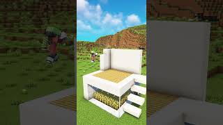 Minecraft Modern Starter House🏠 shorts [upl. by Nyrrad764]