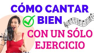 ✅Como aprender a CANTAR BIEN con un sólo ejercicio✅ Clases de CANTO desde cero con Natalia Bliss [upl. by Fairfield]