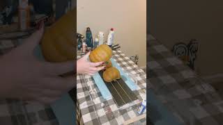 DIY Primitive Fall Foam Pumpkin Decor [upl. by Kcirreg]