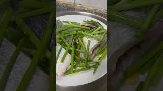 Steamed Fish steamed steamedfish seafood seabream [upl. by Nived629]