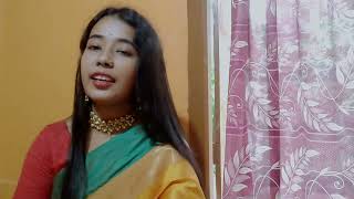 Khelicho a Bischo loye song cover by joysri bengoli Nazrul geeti [upl. by Loar]