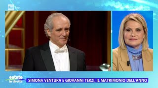 Simona Ventura il matrimonio dellanno  Estate in diretta 07062024 [upl. by Anyl404]