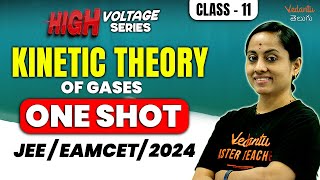 Kinetic Theory of Gases Class 11 One Shot  Physics Chapter 13  Vedantu Telugu  JEEEAMCET 2024 [upl. by Douglass]