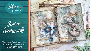 FBLive  30082024  Jenine Siemerink  Creatief met Collage papers van 49andMarket [upl. by Dib956]