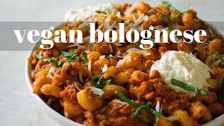 DELICIOUS LENTIL BOLOGNESE VEGANMAS 4  PLANTIFULLY BASED [upl. by Cordula]