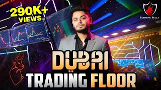 Trading Setup of Indian Trader  Dubai Trading Floor  Anish Singh Thakur  Booming Bulls [upl. by Naesed]