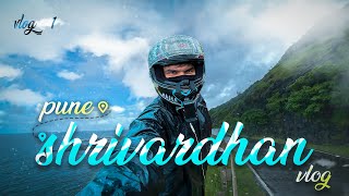 📍Shrivardhan  Diveagar  Aravi Beach VLOG speed400 bikeride bike ride bikelover travel [upl. by Nonie]