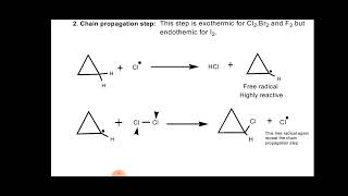 Reactions of cyclopropane and cyclobutane with Mechanism In HINDI [upl. by Peednam]