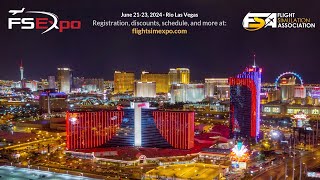 FlightSimExpo  June 2123 2024 in Las Vegas [upl. by Mazonson42]