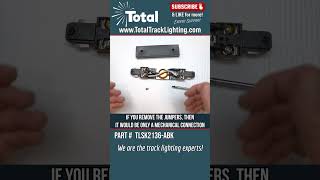 TLSK2136ABK 2 Circuit Track Power Straight Connector Black Hstyle Overview tracklighting [upl. by Sonitnatsnoc]