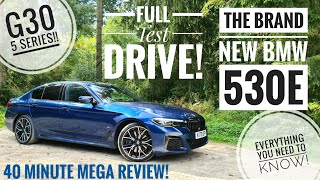 The BRAND NEW £58000 G30 2021 BMW 530e 40 Minute MEGA REVIEW [upl. by Li]