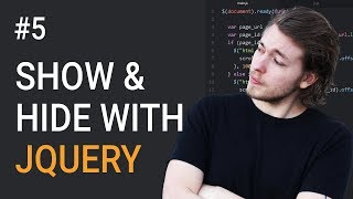 5 How to make elements appear and disappear in jQuery  Learn jQuery frontend programming [upl. by Janna358]