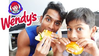 Canada Wendys Food Review in Tamil  VelBros Tamil VLOG [upl. by Halil]