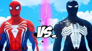 SpiderMan PS4 vs Black Spiderman Web of Shadows [upl. by Newell]