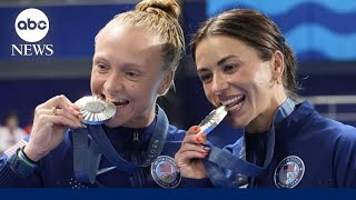 Team USA scores first medals at Paris Olympics [upl. by Grimbly]