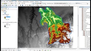 How to Clip DEM by ArcGIS [upl. by Gati]