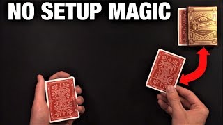 NO SETUP Teleportation Style Card Trick REVEALED [upl. by Eldora]