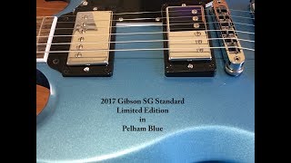 2017 Gibson SG Standard Limited Edition in Pelham Blue  Its Beautiful [upl. by Ardrey]