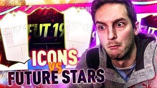 ICONS vs FUTURE STARS  LULTIMO DIFFICILE DRAFT PRIMA DEL FIFA A OBIETTIVI FIFA 19 [upl. by Dorita]