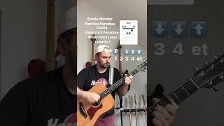 GuitareExpress  Stevie Wonder  Pastime Paradise à la guitare acoustique acoustic guitarlesson [upl. by Yrrol]