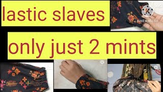 sewing tips and tricks ✂️ easy beautiful lastic slaves design 🪡 cutting and stitching [upl. by Mehala]