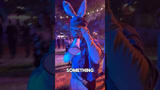 THIS WABBIT IS DIABOLICAL 😭 losangeles lahauntedhayride hayride halloween funny rude spooky [upl. by Aisitel]