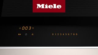 Kochfeld KM 76XX  KM 78XX  Timer einstellen I Miele [upl. by Sisson]