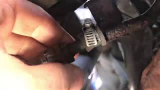 emergency TEMPORARY transmission line repair quick fix 05 honda Pilot [upl. by Arikahs]