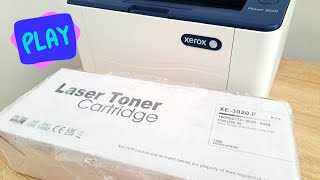 Xerox Phaser 3020 Toner Laser Printer Cartridge Replacement [upl. by Eillib568]