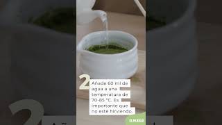 Cómo preparar el té matcha en 3 pasos Shorts [upl. by Imak321]