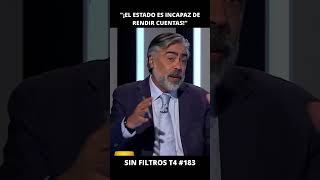 Calderón quot¡El estado es incapaz de rendir cuentas sobre el uso de su plataquot  Sin Filtros T4 183 [upl. by Hirza]