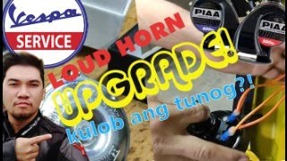 VESPA HORN UPGRADE vespa [upl. by Supen286]