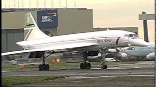 British Airways Supersonic Concorde at Heathrow [upl. by Valdemar161]