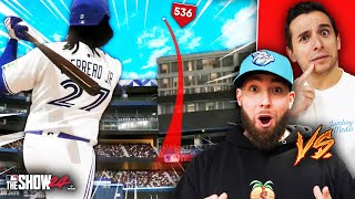 Hitting the LONGEST HOMERS with VLADDY Challenge of the Week [upl. by Akinor835]