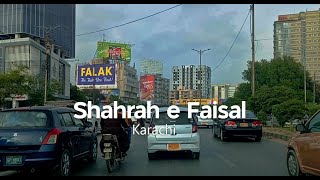 Shahrah e Faisal  Part 1  Karachi Street View  2nd August 2023 [upl. by Bowne]