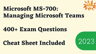 Microsoft Teams MS700 Exam Questions amp Dumps 2024 [upl. by Retseh]