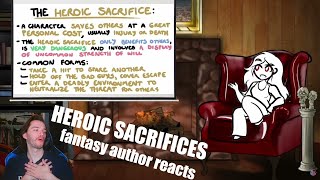 Fantasy Author Reacts  Trope Talk Heroic Sacrifices [upl. by Carli]