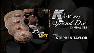 K Custom Special Dry Cymbal Set Overview with Stephen Taylor [upl. by Terrilyn760]