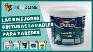 Las 5 mejores pinturas lavables para paredes [upl. by Vanni648]