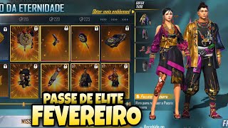 PASSE DE ELITE FEVEREIRO E PRE VENDA PASSE LENDAS DE FUJI FREE FIRE [upl. by Roscoe]