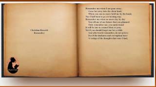 Christina Rossetti  Remember audio with text [upl. by Avla]