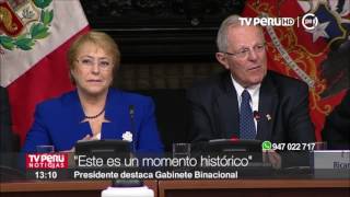 Presidente Kuczynski “Perú y Chile representan el progreso la democracia y el pluralismo” [upl. by Klaus173]