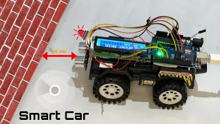 Obstacle Avoiding Car by Distance Measure  DIY Robotics Project AiElectricai777 [upl. by Eimot]