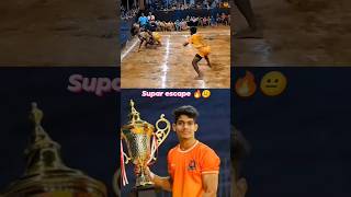 Super escape kabaddi viralshorts cricketlover 100k [upl. by Carilyn914]