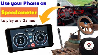 How to make Speedometer for ETS2 using mobile  Sim Dashboard for ETSATS and other games [upl. by Qiratla229]