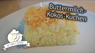 Thermomix® ButtermilchKokosKuchen Blechkuchen [upl. by Breena556]