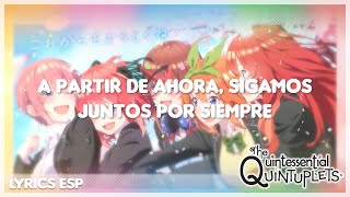 Gotoubun no Hanayome 5th Anniversary Video official  quotKimi Datta Karaquot Sub Español [upl. by Durer201]